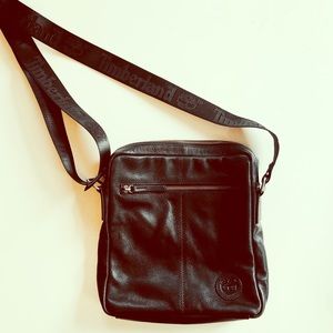 Timberland Black Leather CrossBody Bag